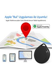 AirTag iOS iPhone iPad Mac Uyumlu Akıllı Gps Takip Cihazı İzleme Eşya Bulucu ürün fotoğrafı