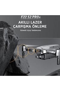 F22 S2 Pro 4k Kameralı Drone Seti-6km Menzil Çarpışma Sensörü 40 Dakika Uçuş Süresi-engel Algılama ürün fotoğrafı