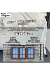 Grek Tül (1/3) Sık Pile Her Odaya Uygun Etek Kurşunlu Tül Perde , ürün fotoğrafı