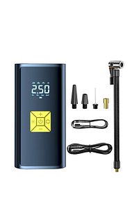ST-9620B Dijital Led Işıklı Taşınabilir Şarjlı Araç Lastik Hava Şişirme Pompası SİYAH ürün fotoğrafı