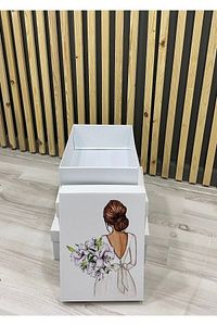 3lü Gelin Kutu Söz Nişan Bohça ürün fotoğrafı