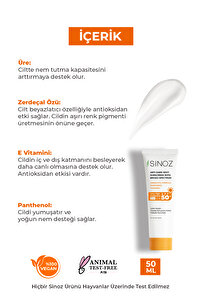 Spf 50 Leke Karşıtı Yüksek Koruyucu Yüz Güneş Kremi 50 ml Normal Ve Kuru Ciltler Için ürün fotoğrafı