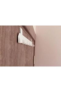 Metal Beyaz Amerikan Kapı Arkası Askılık Organizer Askılık Ve Mutfak Banyo Kapı Arkası Askılık Mt60b ürün fotoğrafı