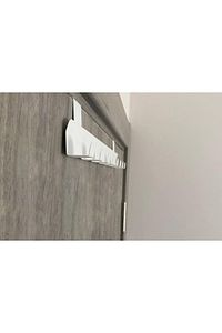 Metal Beyaz Amerikan Kapı Arkası Askılık Organizer Askılık Ve Mutfak Banyo Kapı Arkası Askılık Mt60b ürün fotoğrafı