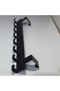Metal Siyah Amerikan Kapı Arkası Askılık Organizer Askılık Ve Mutfak Banyo Kapı Arkası Askılık Mt60s ürün fotoğrafı
