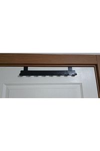 Metal Siyah Amerikan Kapı Arkası Askılık Organizer Askılık Ve Mutfak Banyo Kapı Arkası Askılık Mt60s ürün fotoğrafı