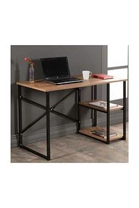 Çalışma Masası Ceviz Renk Bilgisayar Ve Laptop Masası Çalışma Ofis Masası ürün fotoğrafı