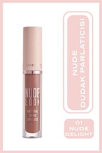 Nude Look Natural Shine Lipgloss No: 01 Nude Delight - Dudak Parlatıcısı ürün fotoğrafı