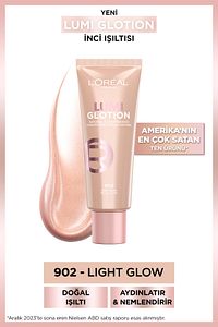 Glotion All-in-one Doğal Işıltı 902 - Light Glow 40 ml Highlighter, Likit Aydınlatıcı ürün fotoğrafı