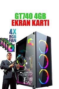 N129x (GTA5) I5-3470,16gb Ram,500gb Hdd 256gb Ssd,gt740 4gb 23.8"curved Oyuncu Masaüstü Bilgisayarı ürün fotoğrafı