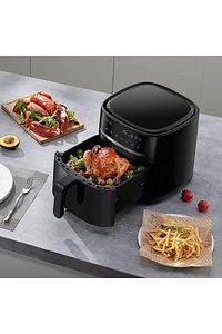 Air Fryer 6 Litre Dokunmatik Ekranlı Yağsız Fritöz Siyah ürün fotoğrafı