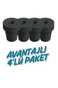 Baston Lastiği Kaymaz Lastik 4 Adet ürün fotoğrafı