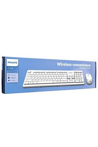 Klavye Mouse Seti Türkçe Q 2.4 Ghz Wireless Beyaz Kablosuz Spt6314 C314 ürün fotoğrafı