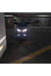 Honda PCX 125 Uyumlu Motosiklet Sis Farı - Mercekli 2 Renkli Beyaz ve Sarı Led Far ürün fotoğrafı