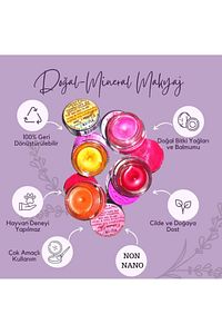 Red Marigold Nemlendirici - Antioksidan Işıltı Veren Balm (DOĞAL İÇERİKLİ RUJ- ALLIK-GÖZ FARI) ürün fotoğrafı
