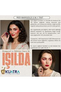 Red Marigold Nemlendirici - Antioksidan Işıltı Veren Balm (DOĞAL İÇERİKLİ RUJ- ALLIK-GÖZ FARI) ürün fotoğrafı