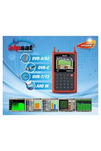 ALPSAT AS06-STC SATFINDER 6 HD SLIM GÖRÜNTÜLÜ UYDU BULUCU + KAMERA TEST CİHAZI ürün fotoğrafı