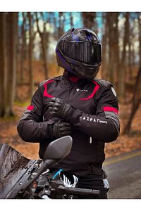 Motorcu Montu Omuz Dirsek Ve Sırt Korumalı Rüzgar Geçirmez Suya Dayanıklı Cordura 600d Kumaş ürün fotoğrafı