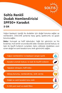 Renkli Dudak Nemlendiricisi SPF 50+ Karadut  5 gr ürün fotoğrafı