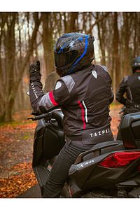 Motorcu Montu Omuz Dirsek Ve Sırt Korumalı Rüzgar Geçirmez Suya Dayanıklı Cordura 600d Kumaş ürün fotoğrafı
