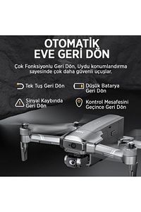 F22 S2 Pro 4k Kameralı Drone Seti-6km Menzil Çarpışma Sensörü 40 Dakika Uçuş Süresi-engel Algılama ürün fotoğrafı