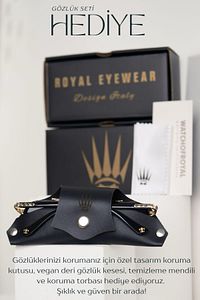 Güneş Gözlüğü Kadın & Erkek Uv400 Cam Ce Belgeli Gold Siyah Hexaw (SİYAH SAPLI) ürün fotoğrafı