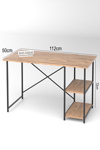 Group Metal Çalışma Ofis Bilgisayar Masası 50 X 112 Ceviz 111223 ürün fotoğrafı