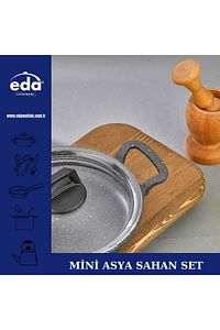 Mini Asya Sahan Takımı 16/18/20 Cam Kapaklı ürün fotoğrafı