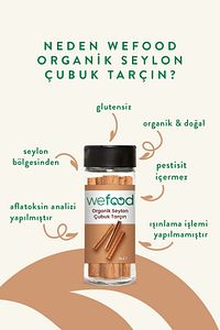 Organik Seylon Tarçın Çubuk 20 gr ürün fotoğrafı
