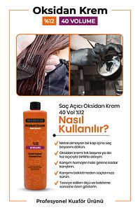 Mavi Toz Saç Açıcı Oryal 1000 Gr Ve 40 Volume Oksidan 1000 Ml ürün fotoğrafı