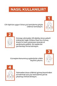 SPF50+ Yağlı Ciltler İçin Sıvı Yüz Güneş Kremi 50ml-Yeni Nesil Güneş Filtreleri Hibrit Formül PA++++ ürün fotoğrafı