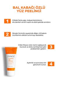 Pumpkin Jel - Balkabağı Özlü, Ölü Derilerden Arındıran, Yenileyici Yüz Peelingi 100 Ml ürün fotoğrafı