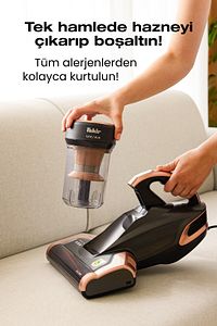 Uvax UV-C Işınlı Yatak ve Koltuk Temizleyici Toz Torbasız Süpürge ürün fotoğrafı