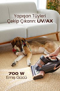 Uvax UV-C Işınlı Yatak ve Koltuk Temizleyici Toz Torbasız Süpürge ürün fotoğrafı