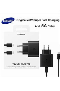 Orijinal 45w 5a Süper Hızlı Şarj Cihazı Adaptör Pd - 5amper Kablo Ep-ta845 (siyah) ürün fotoğrafı