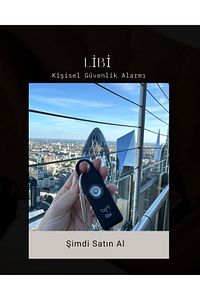 Kişisel Güvenlik Alarmı Ve Anahtarlık - 130db Yüksek Sesli,Işıklı,Şarj Edilebilir,Metalik Pembe ürün fotoğrafı