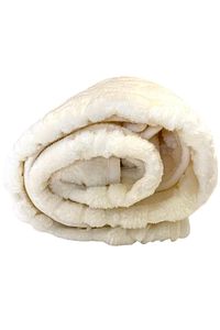 Kabartmalı Peluş Bebek Battaniyesi Ekru ürün fotoğrafı