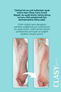 Ayak Ve Topuk Çatlak Kremi, Ayak Bakımı, Ayak Kokusu Ve Topuk 100ml ürün fotoğrafı