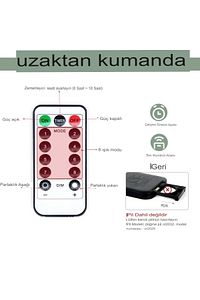 Dekoratif Aydınlatma Led Işıklı Perdesi 300 Led Bakır Tel Perde Dize Işıkları 8 Mod Uzaktan Kumanda ürün fotoğrafı