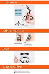 3 Kat Güçlü Kirpik Kıvırıcı 3-wave Eyelash Curler ürün fotoğrafı