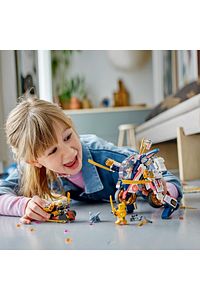 Kmx NINJAGO® Sora'nın Dönüşen Robot Motosiklet Yarışçısı 71792 Oyuncak Yapım Seti (384) S ürün fotoğrafı