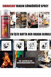 YANGIN SÖNDÜRÜCÜ SPREY ürün fotoğrafı