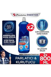 Bulaşık Makinesi  Parlatıcı & Kurutucu   Sıvı  1600 ml (800 ml x 2'li) ürün fotoğrafı