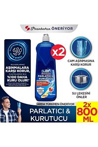 Bulaşık Makinesi  Parlatıcı & Kurutucu   Sıvı Limonlu 1600 ml (800 ml x 2'li) ürün fotoğrafı