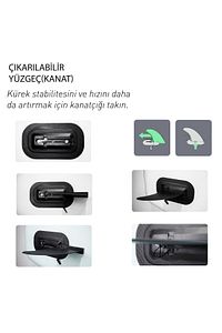 SUP Şişme Sörf Tahtası Stand Up Paddle Board 82*320*15 cm ürün fotoğrafı