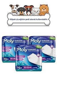 Yatak Koruyucu Örtü 60x90 Cm 30'lu X3 Adet ürün fotoğrafı