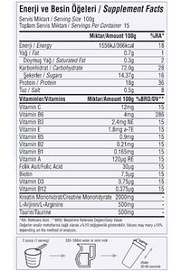Mass Gainer Çikolata Aromalı 3000 gr 30 Servis Karbonhidrat Tozu - Gainer - Hacim - Shaker Hediyeli ürün fotoğrafı