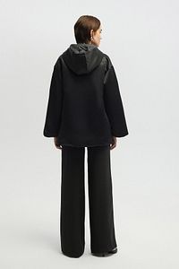 Fermuarlı Saten Sweatshırt ürün fotoğrafı