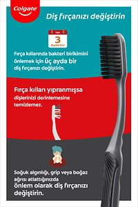 Mikro Ince Charcoal Hassas Temizlik Yumuşak Diş Fırçası 1 1 ürün fotoğrafı