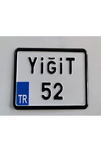 Dekor Plaka, Bisiklet Plaka, Isimli Plaka, Cam Önü Plakası, Aksesuar Plaka ürün fotoğrafı